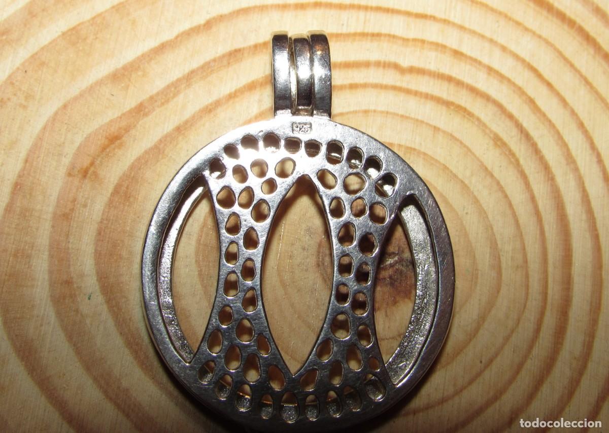 Joyeria: Colgante porta monedas bisel moneda marca Mi moneda plata 925 - Foto 5