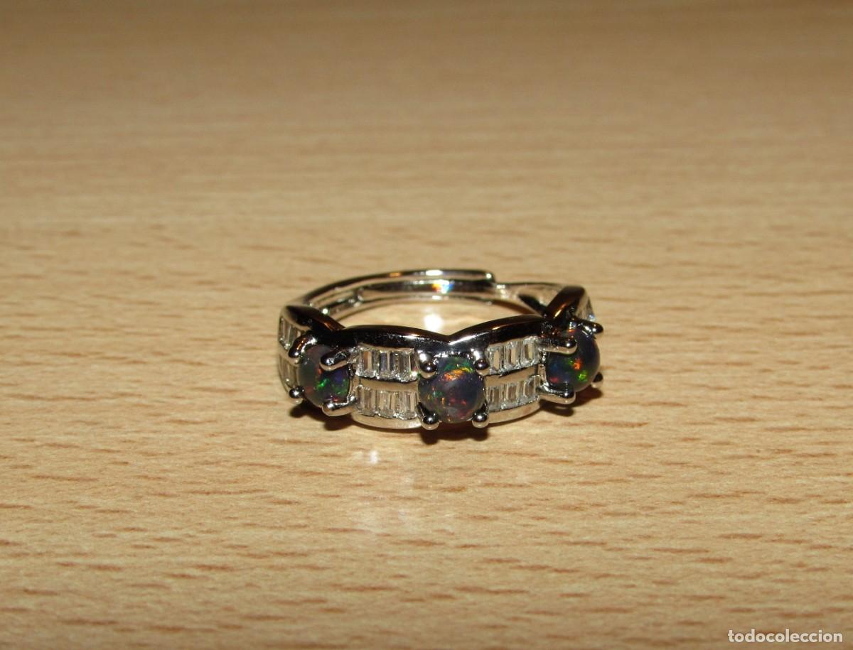 Joyeria: Lote colecci&oacute;n 3 anillos sortijas &oacute;palos - Foto 16