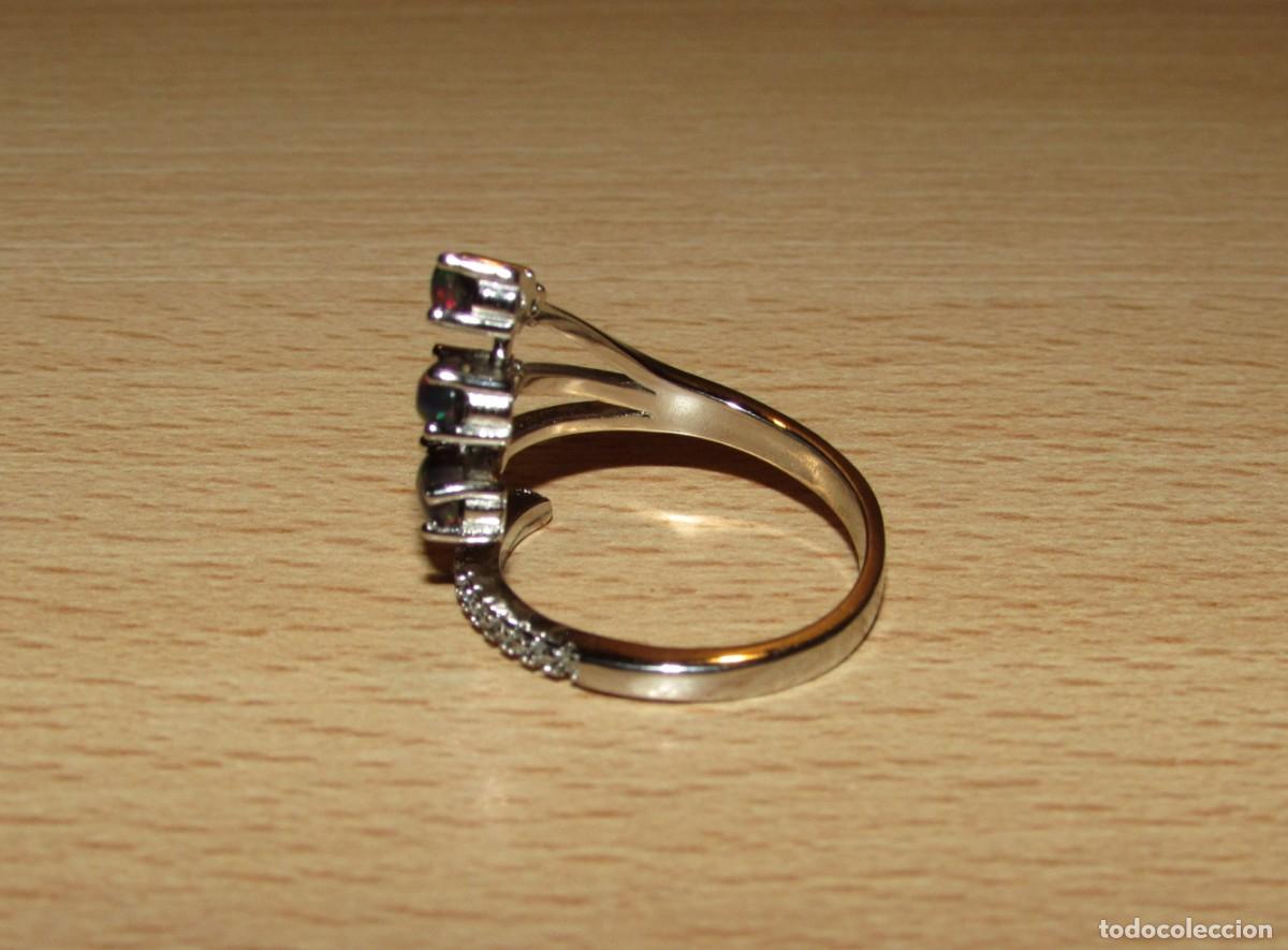 Joyeria: Lote colecci&oacute;n 3 anillos sortijas &oacute;palos - Foto 22