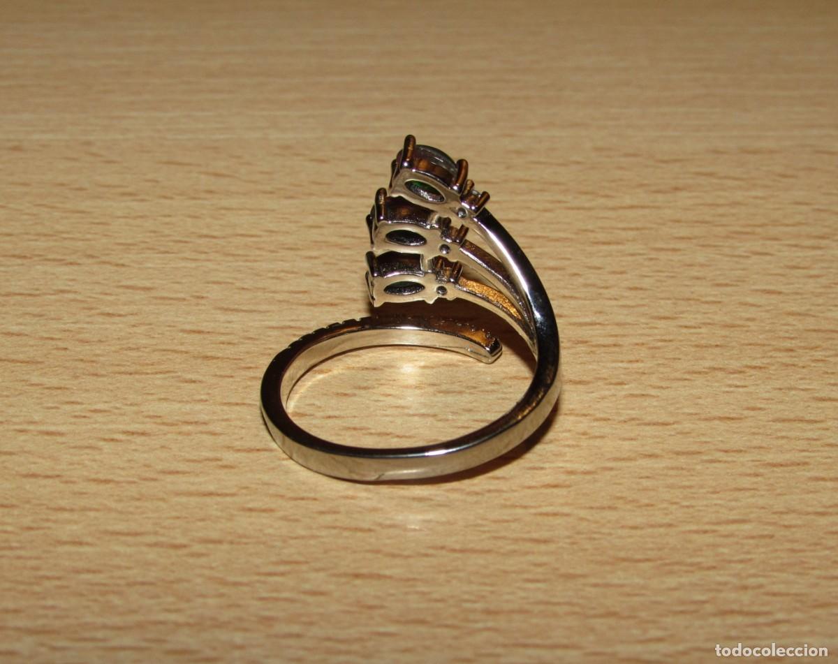 Joyeria: Lote colecci&oacute;n 3 anillos sortijas &oacute;palos - Foto 23