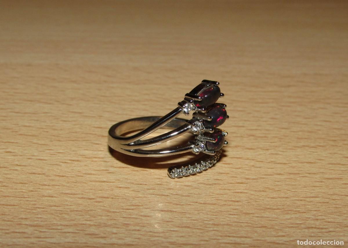 Joyeria: Lote colecci&oacute;n 3 anillos sortijas &oacute;palos - Foto 24