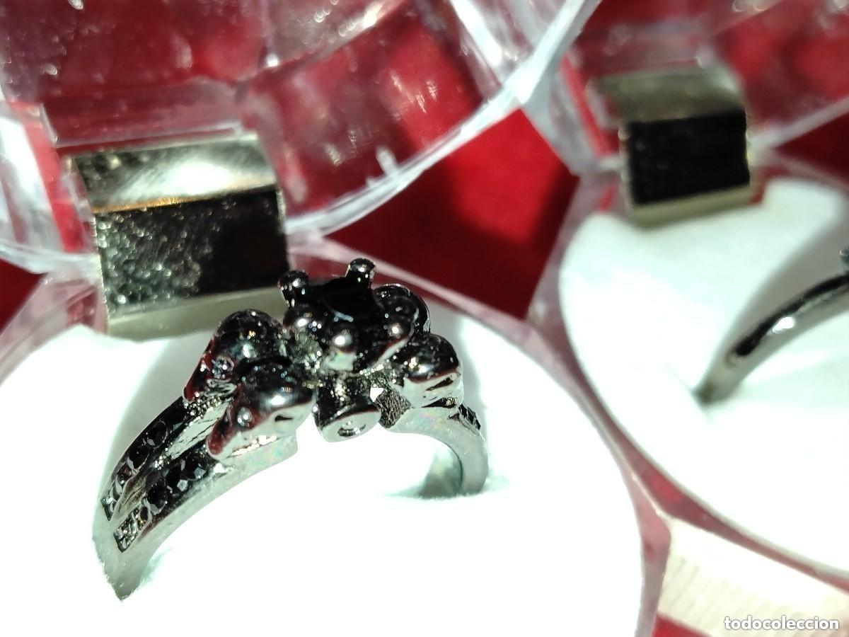 Schmuck: CONJUNTO DE 2 ANILLOS PRECIOSOS ,TITANEO Y CIRCONITA,DISE&Ntilde;OS EXCLUSIVOS- N&ordm; 17 Y 17 VINTAGE