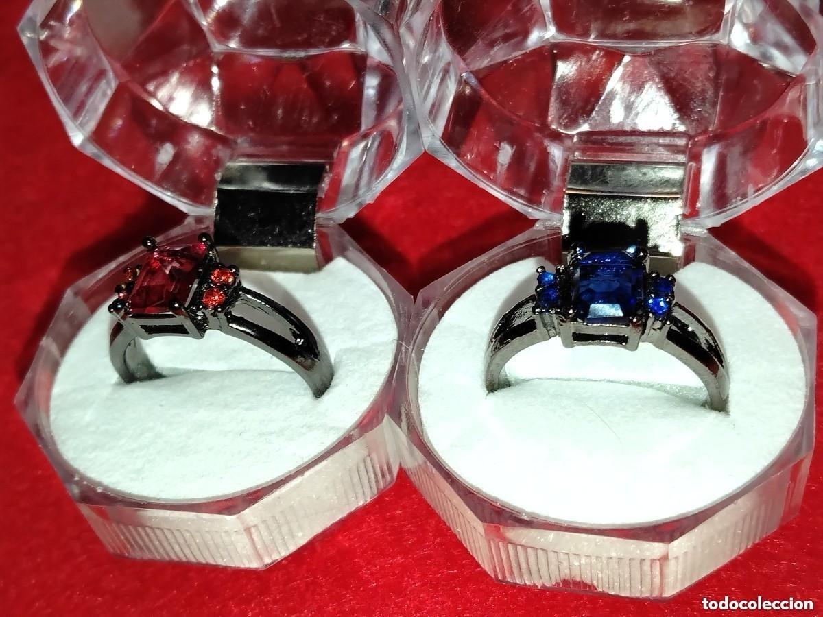 Schmuck: CONJUNTO DE 2 ANILLOS PRECIOSOS ,TITANEO Y CIRCONITA,DISE&Ntilde;OS EXCLUSIVOS- N&ordm; 21 Y 22 VINTAGE