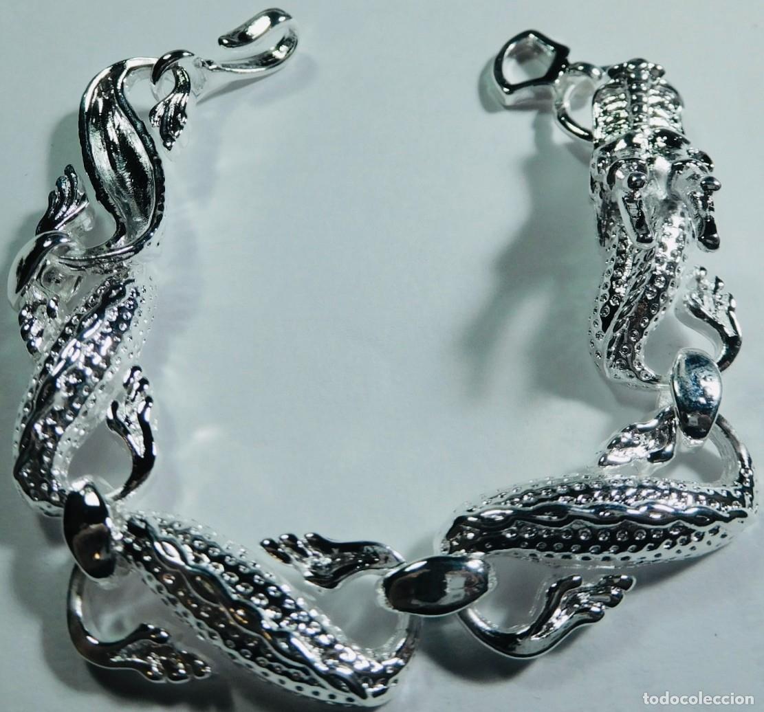 Joyeria: Pulsera de plata de ley 925 con delf&iacute;nes, - Foto 1