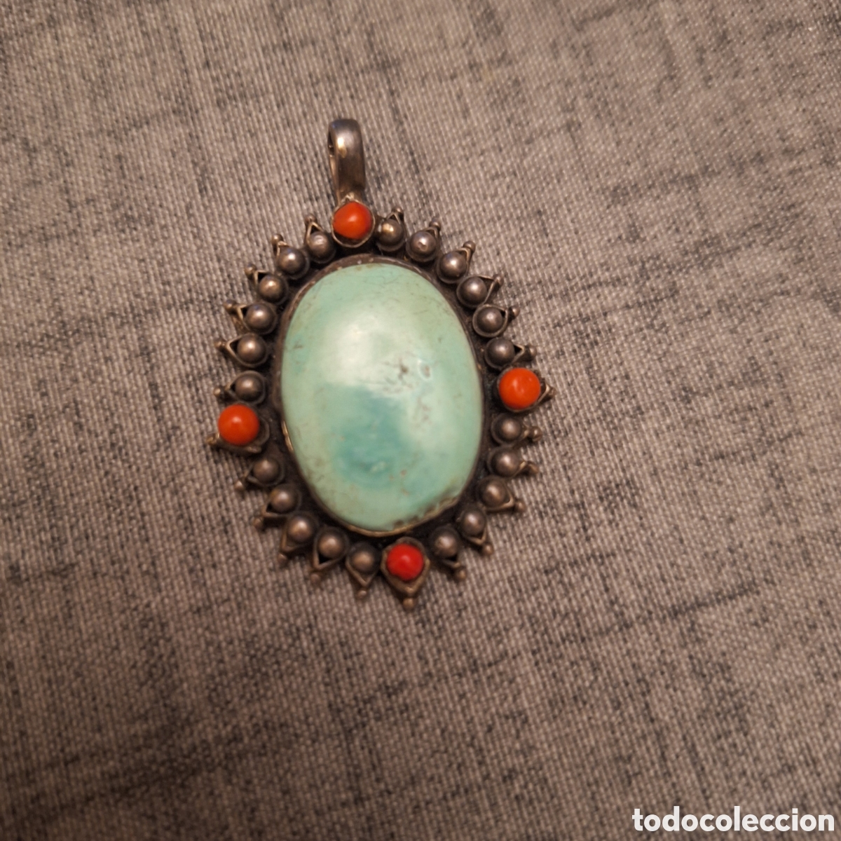 Joyeria: Colgante de plata y piedra - Foto 1