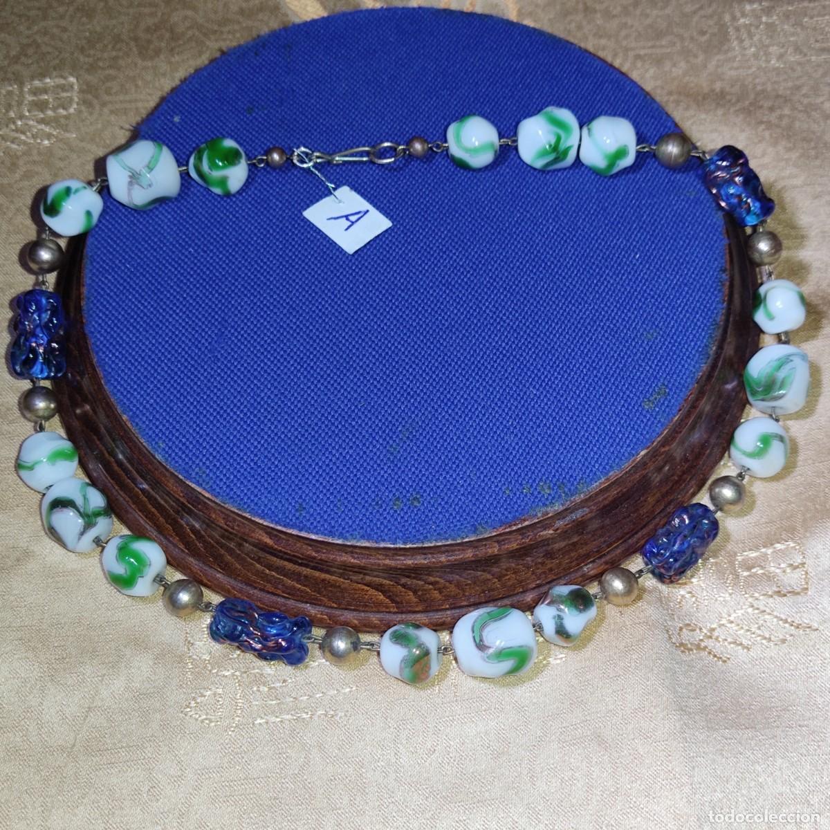 Joyeria: Collar Art Deco de cristal de murano.*A* - Foto 3