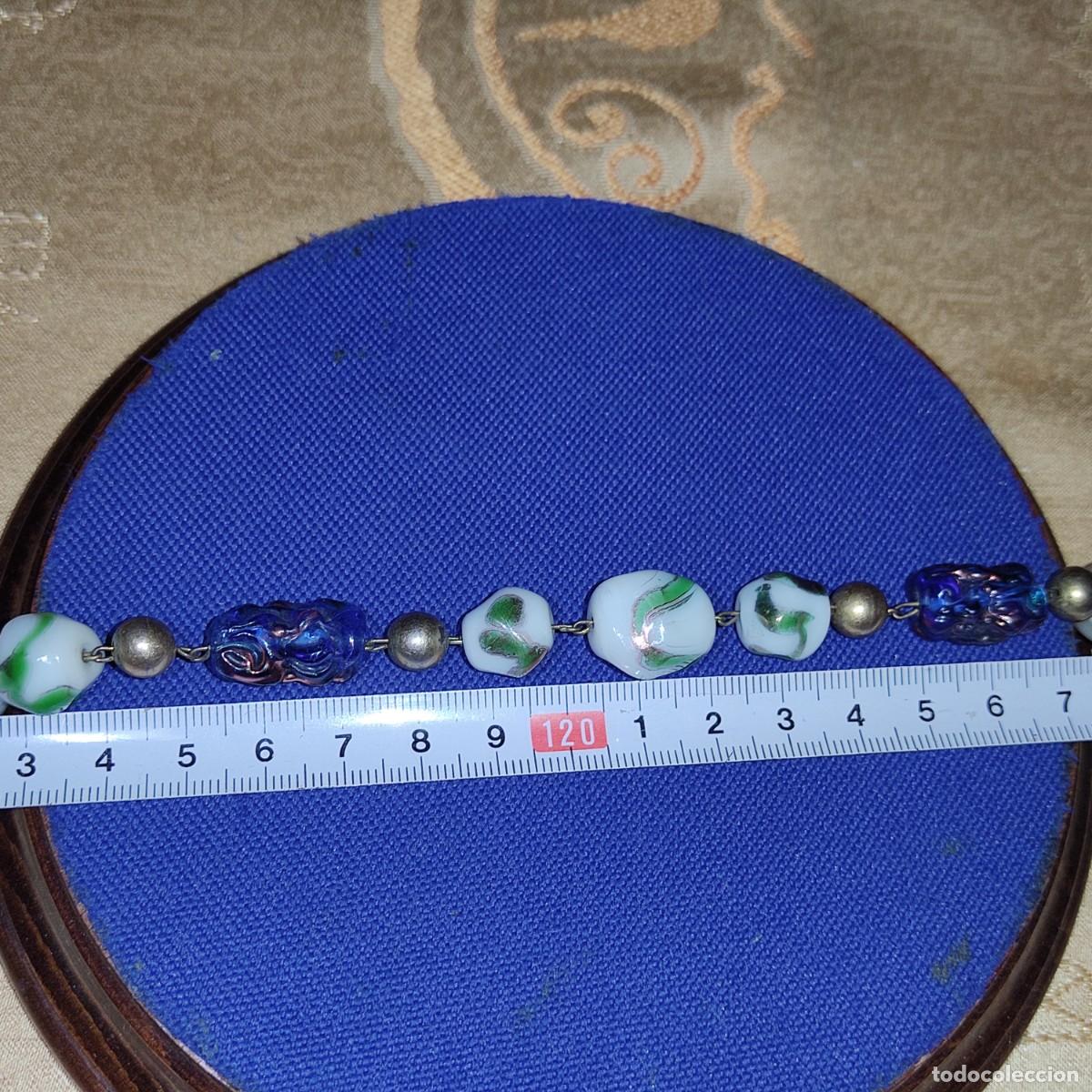Joyeria: Collar Art Deco de cristal de murano.*A* - Foto 9