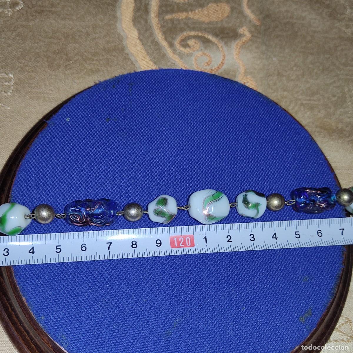 Joyeria: Collar Art Deco de cristal de murano.*A* - Foto 10
