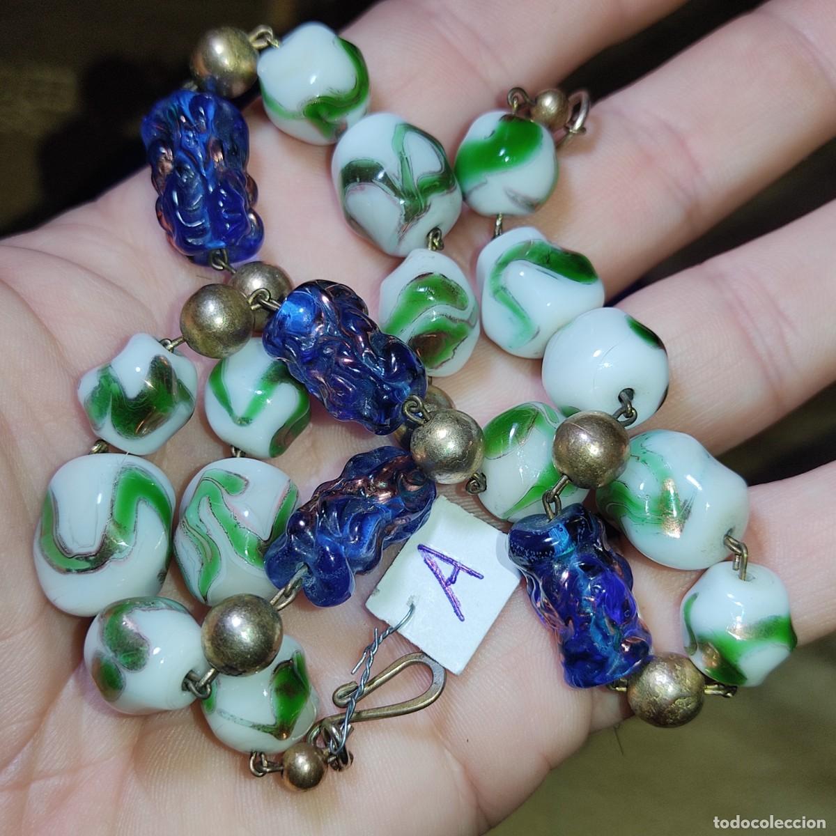 Joyeria: Collar Art Deco de cristal de murano.*A* - Foto 12