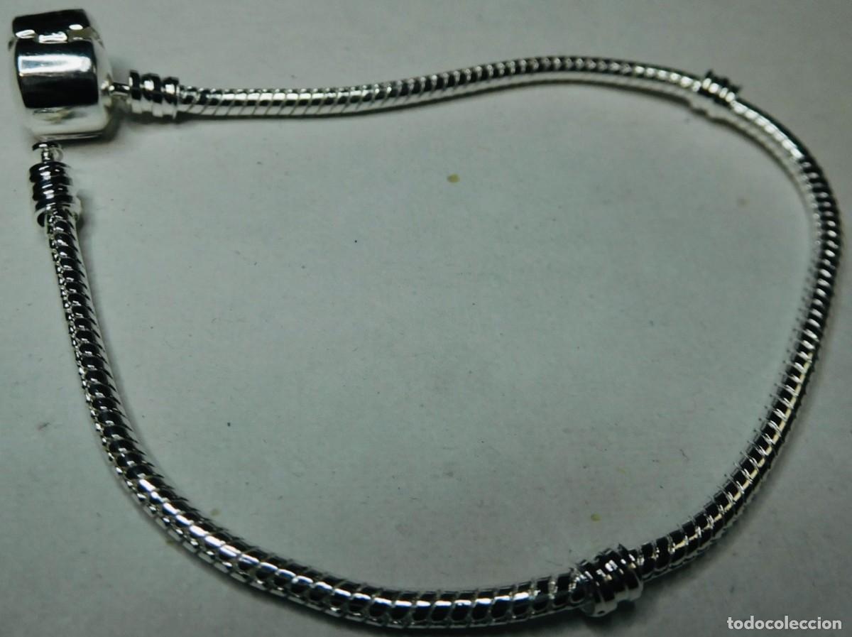 Joyeria: pulsera de cord&oacute;n, de plata de ley 925. - Foto 1