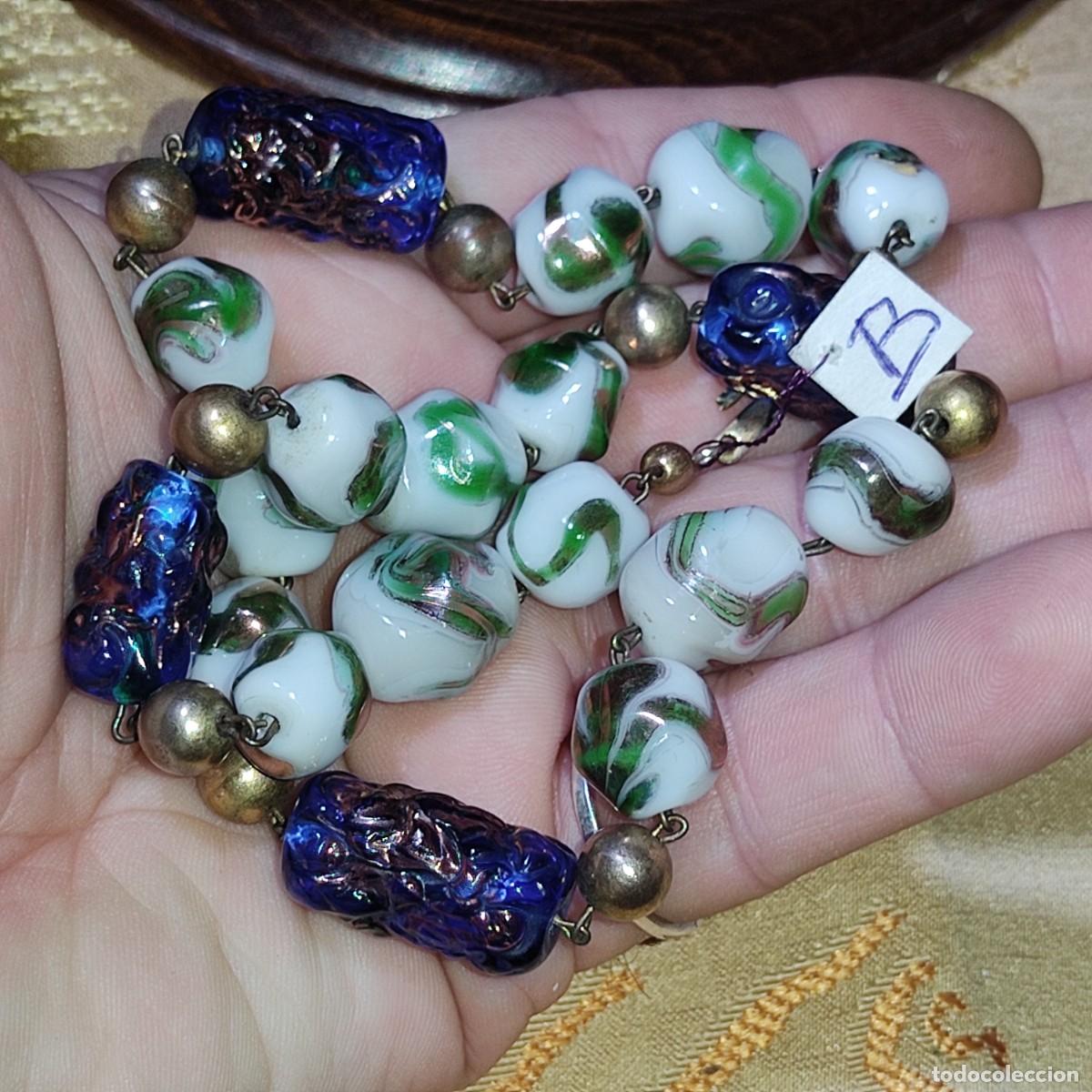 Joyeria: Collar Art Deco de cristal de murano. *B* - Foto 1