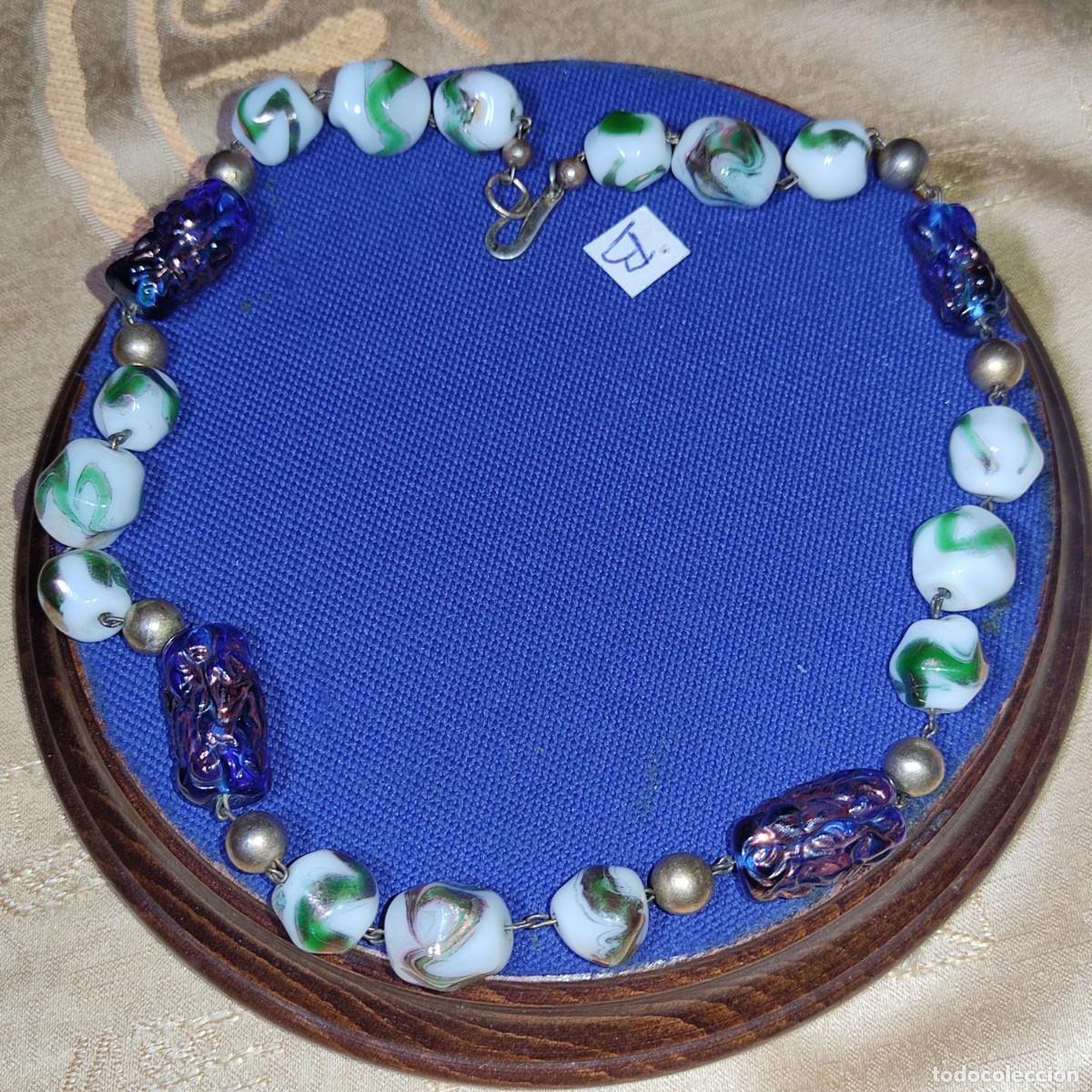 Joyeria: Collar Art Deco de cristal de murano. *B* - Foto 3