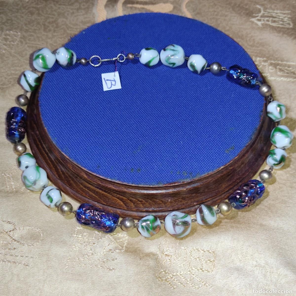 Joyeria: Collar Art Deco de cristal de murano. *B* - Foto 4