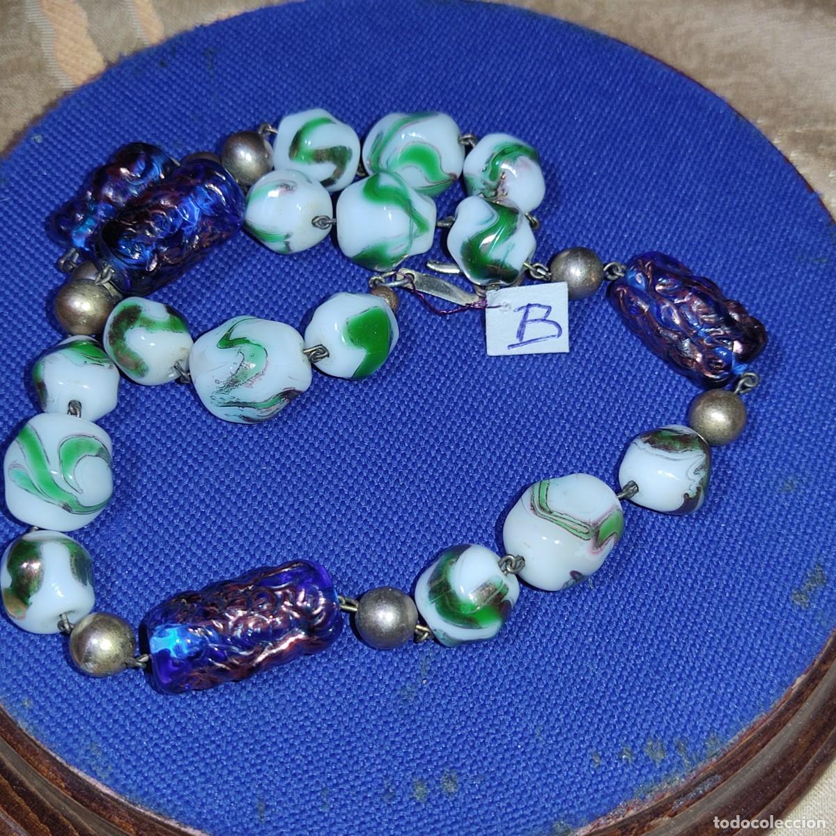 Joyeria: Collar Art Deco de cristal de murano. *B* - Foto 6