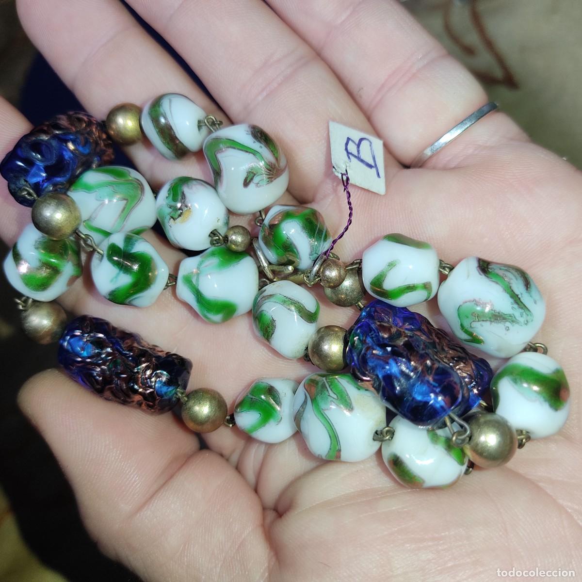 Joyeria: Collar Art Deco de cristal de murano. *B* - Foto 9