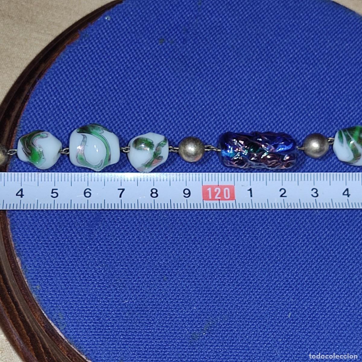 Joyeria: Collar Art Deco de cristal de murano. *B* - Foto 10