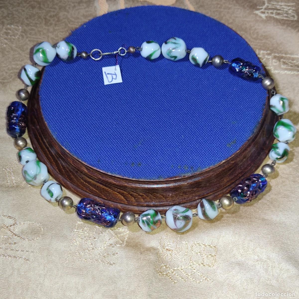 Joyeria: Collar Art Deco de cristal de murano. *B* - Foto 12