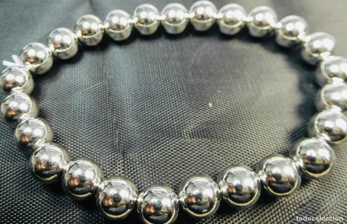 Joyeria: Pulsera de bolas plata 925, con mucho brillo de 3 mm, 18 cm de largo - Foto 1