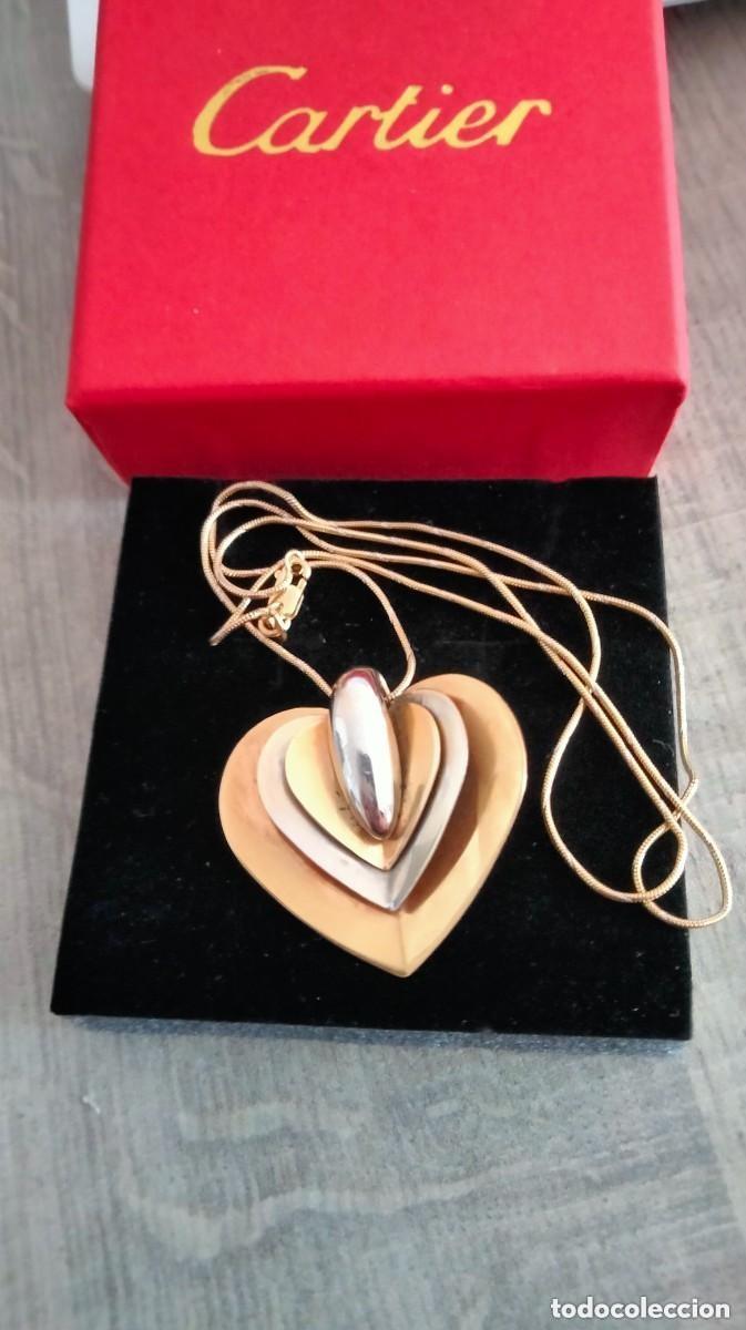 Gioielleria: Collar Cartier tres Coraz&oacute;nes Trinity ,oro blanco y amarillo