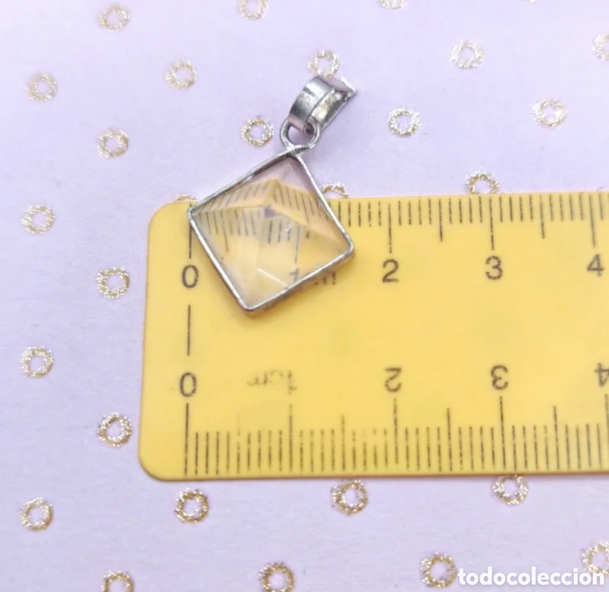 Joyeria: collar pir&aacute;mide de cuarzo transparente - Foto 3