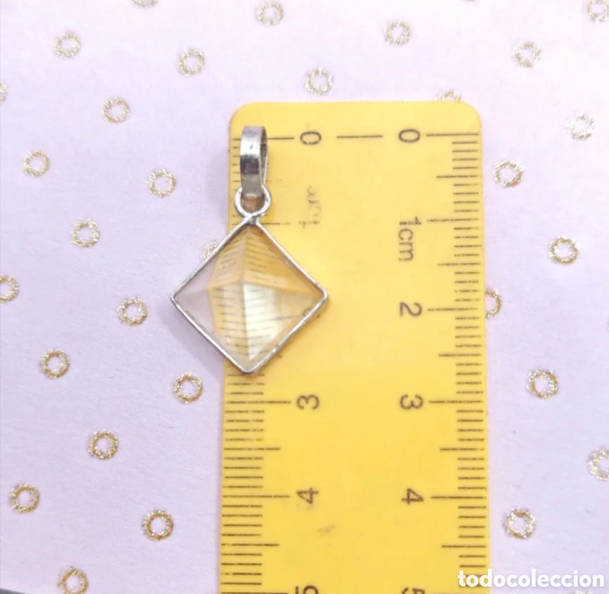 Joyeria: collar pir&aacute;mide de cuarzo transparente - Foto 4