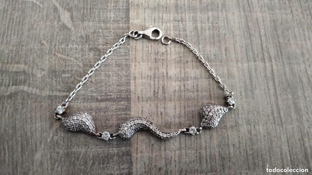Joaillerie: Swarovski Pulsera de plata de Mujer ba&ntilde;ado en rodio con cristales transparentes