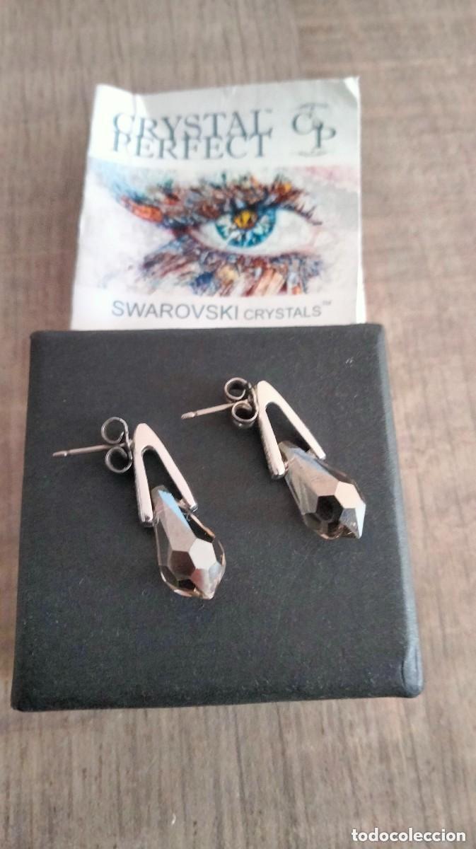 Joyeria: Pendientes de plata Swarovski - Foto 1