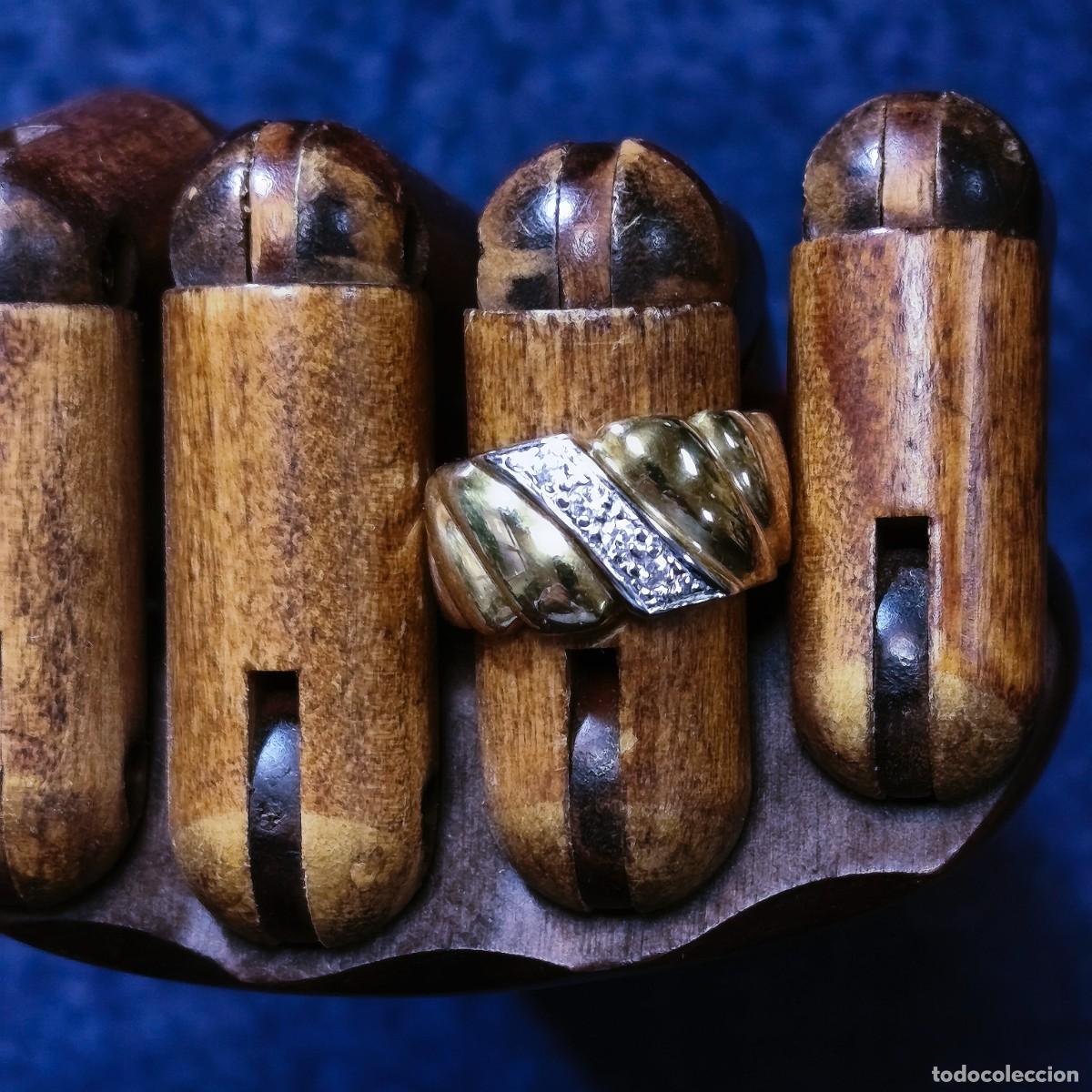 Joaillerie: ANILLO DE PLATA CHAPADA EN ORO CON CIRCONITAS. PLATA DE LEY
