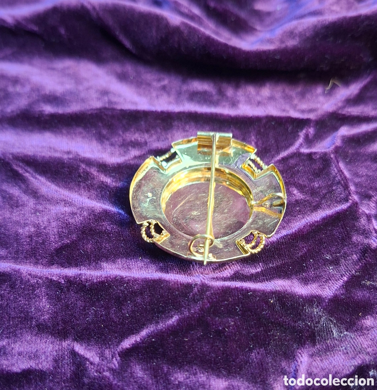 Joyeria: Broche de oro 18k siglo XIX - Foto 7