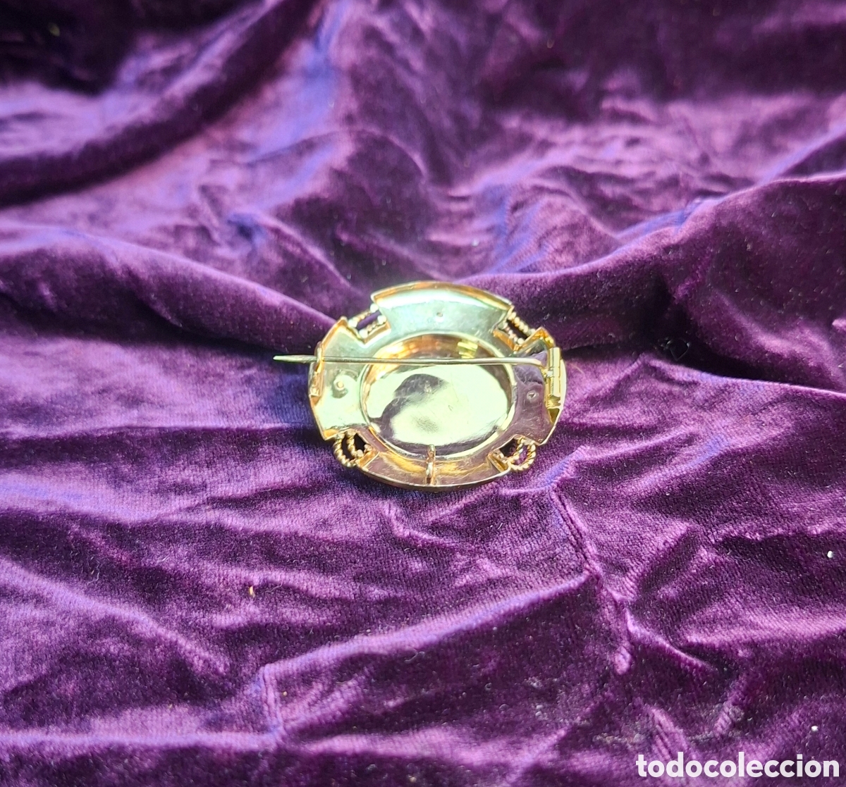 Joyeria: Broche de oro 18k siglo XIX - Foto 9