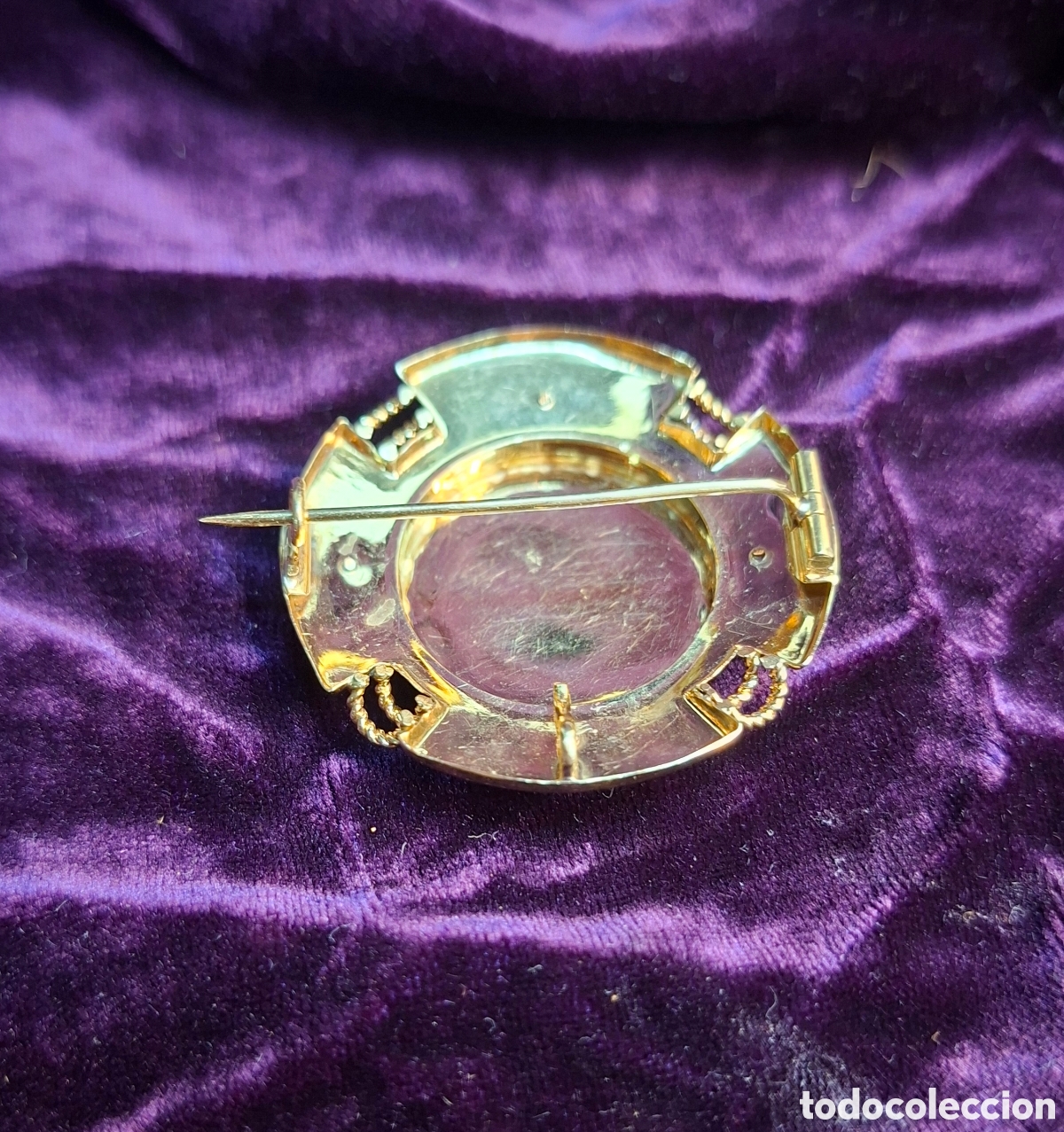 Joyeria: Broche de oro 18k siglo XIX - Foto 11