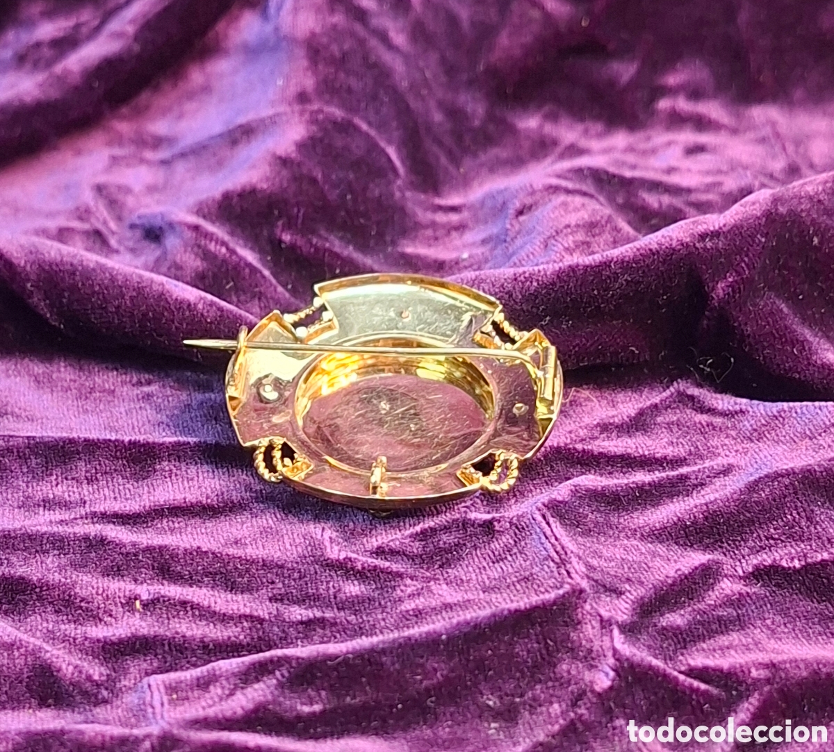 Joyeria: Broche de oro 18k siglo XIX - Foto 12