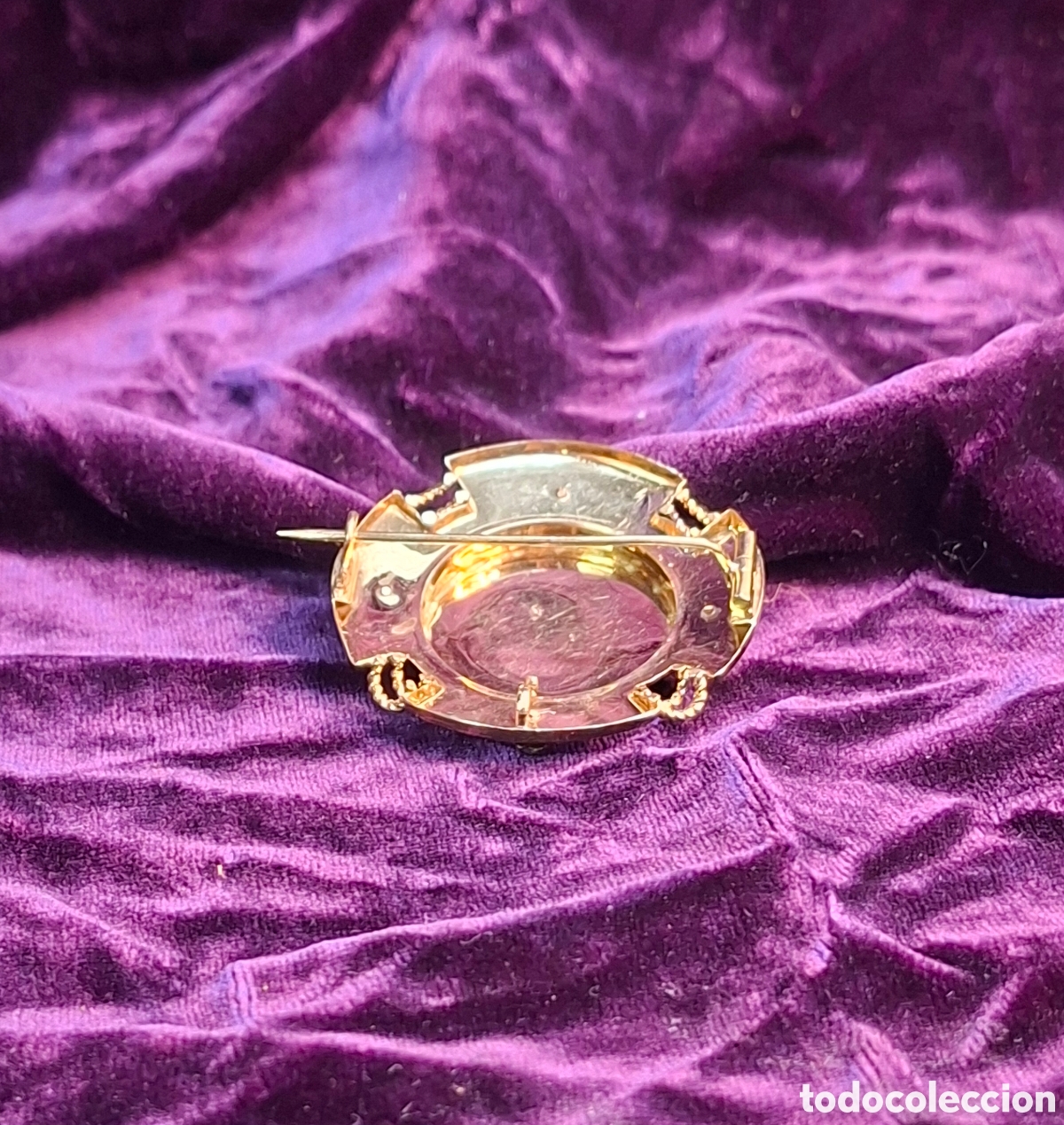 Joyeria: Broche de oro 18k siglo XIX - Foto 15