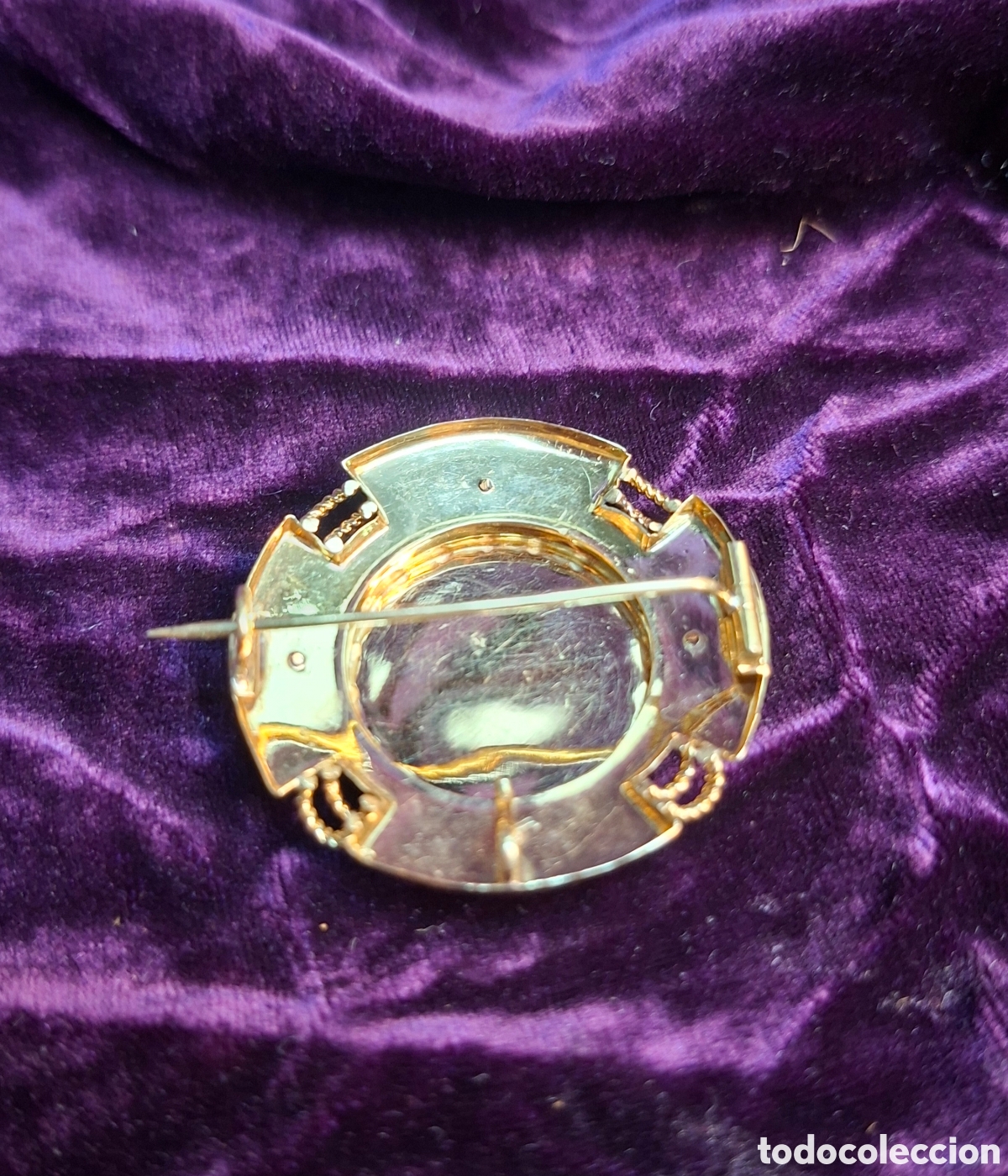 Joyeria: Broche de oro 18k siglo XIX - Foto 16