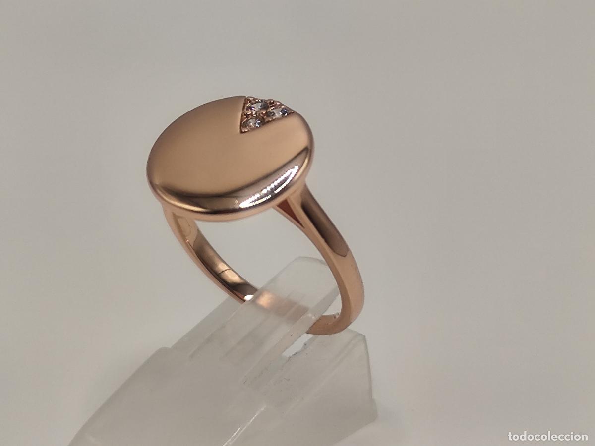 Schmuck: Elegante anillo en oro de 14k de dise&ntilde;o