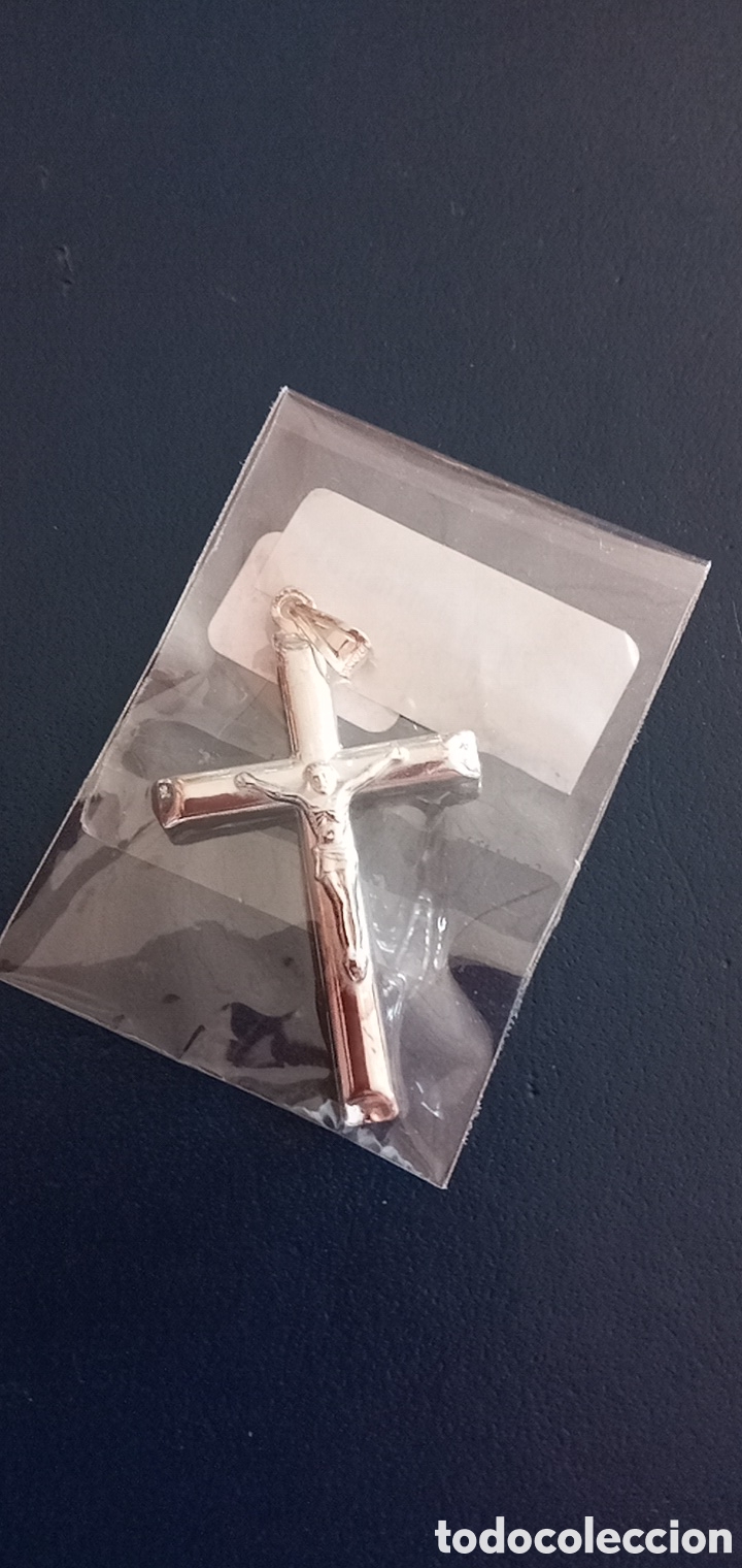 Joyeria: CRUCIFIJO DE PLATA CRUZ PROTECCI&Oacute;N