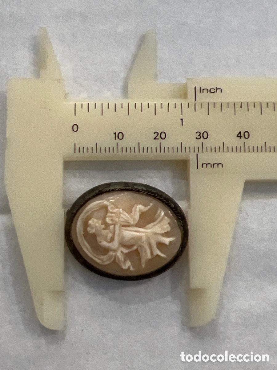 Joyeria: ANTIGUO BROCHE COLGANTE CAMAFEO - Foto 4