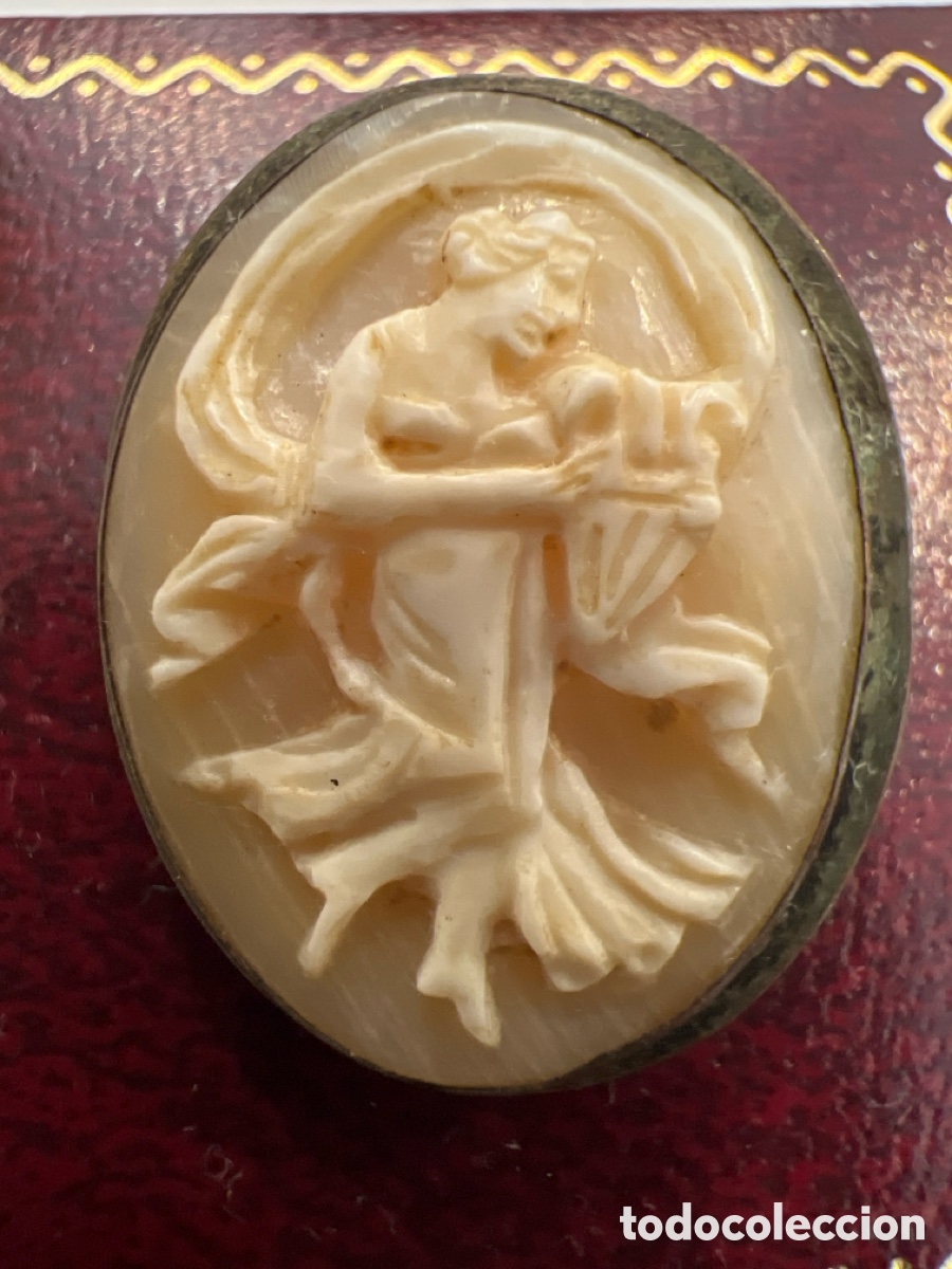 Gioielleria: ANTIGUO BROCHE COLGANTE CAMAFEO