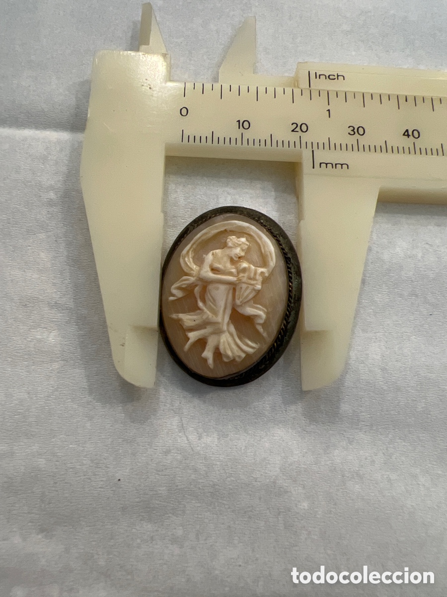 Joyeria: ANTIGUO BROCHE COLGANTE CAMAFEO - Foto 3