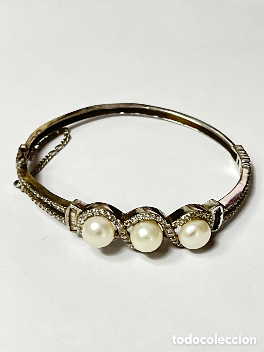 Joyeria: Pulsera de plata y perlas pul406 - Foto 4