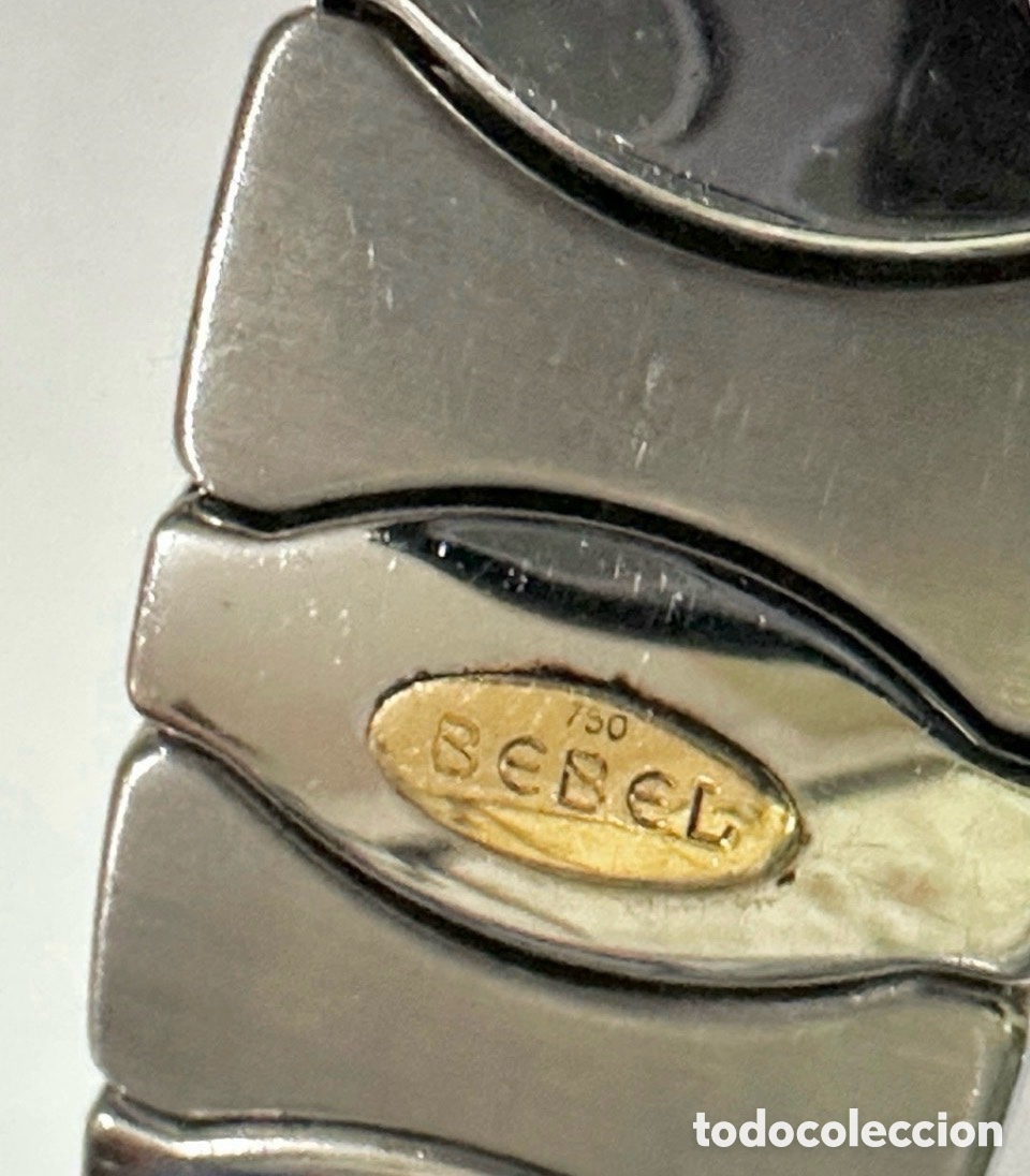Gioielleria: Lote de dos pulseras de Oro 18k 750 y Acero Inoxidable