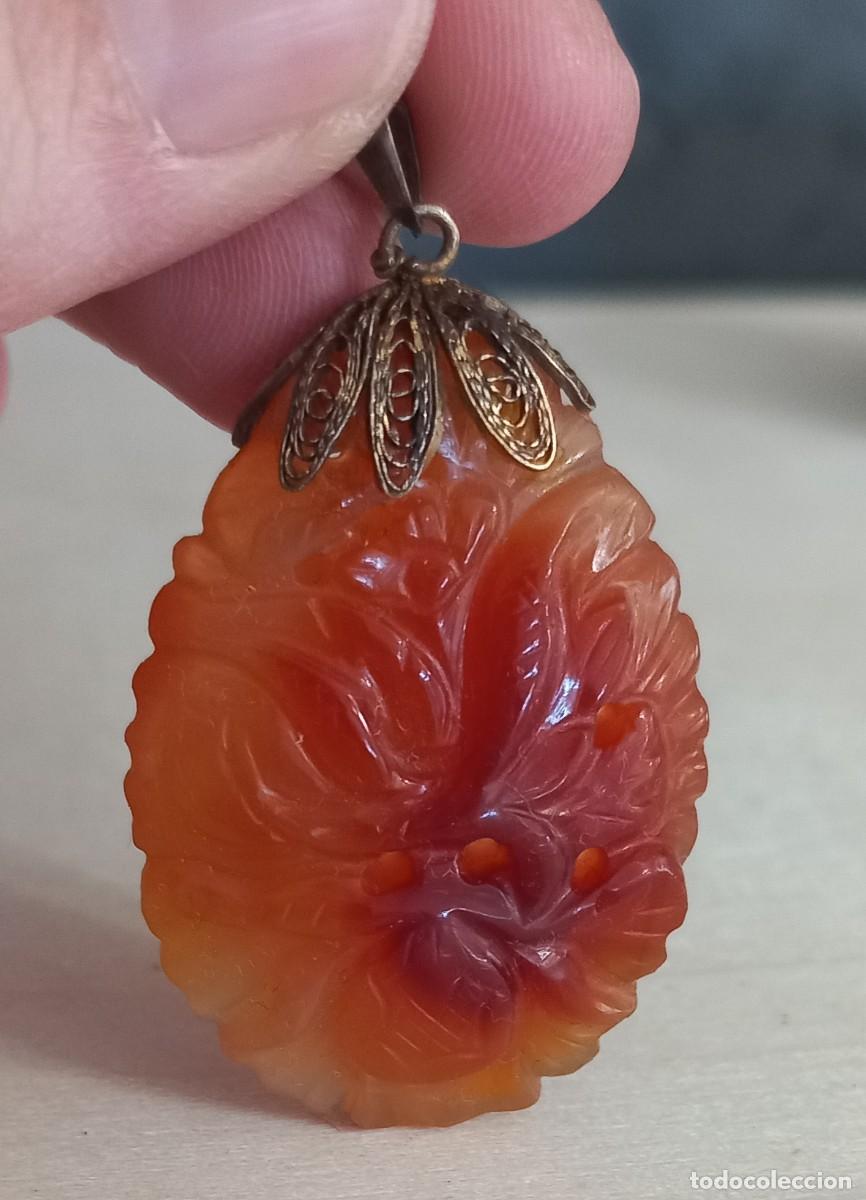 Joyeria: PRECIOSO COLGANTE CORNALINA