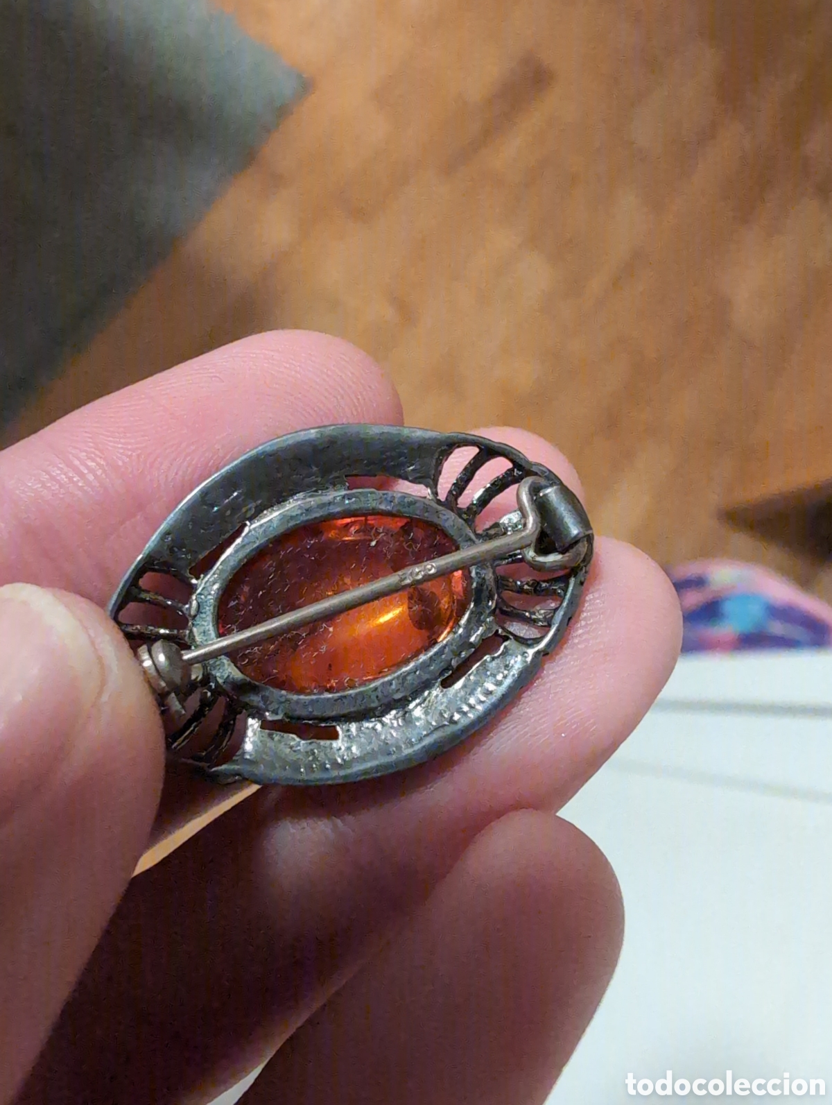 Joyeria: Broche ambar vintage - Foto 6