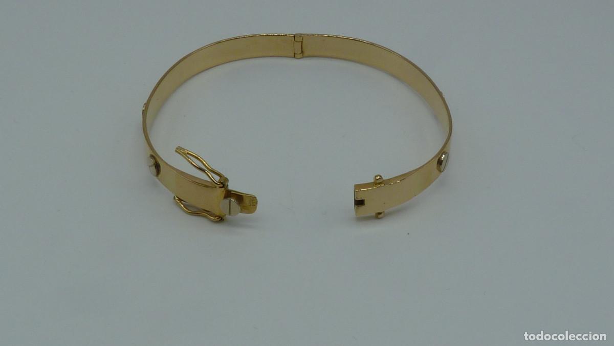 Joyeria: ARO TORNILLOS EN ORO AMARILLO Y TORNILLOS ORO BLANCO DE 750mm - Foto 5