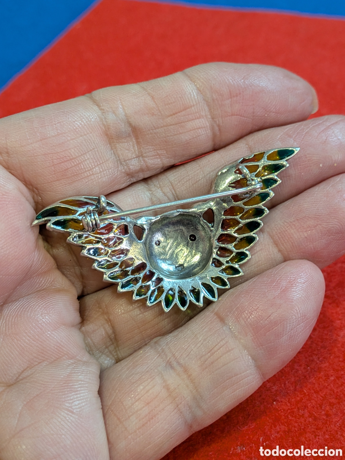 Joyeria: Bonito broche de buho en plata 925. REF-3445.ca4 - Foto 3