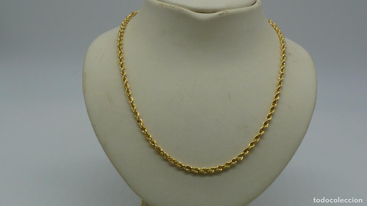 Joyeria: COLLAR CORD&Oacute;N SEMI-MACIZO EN ORO DE 18 KLTS.(750MM) - Foto 1