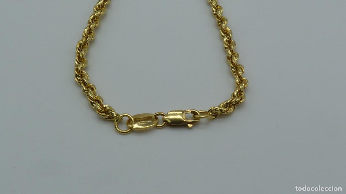 Joyeria: COLLAR CORD&Oacute;N SEMI-MACIZO EN ORO DE 18 KLTS.(750MM) - Foto 5