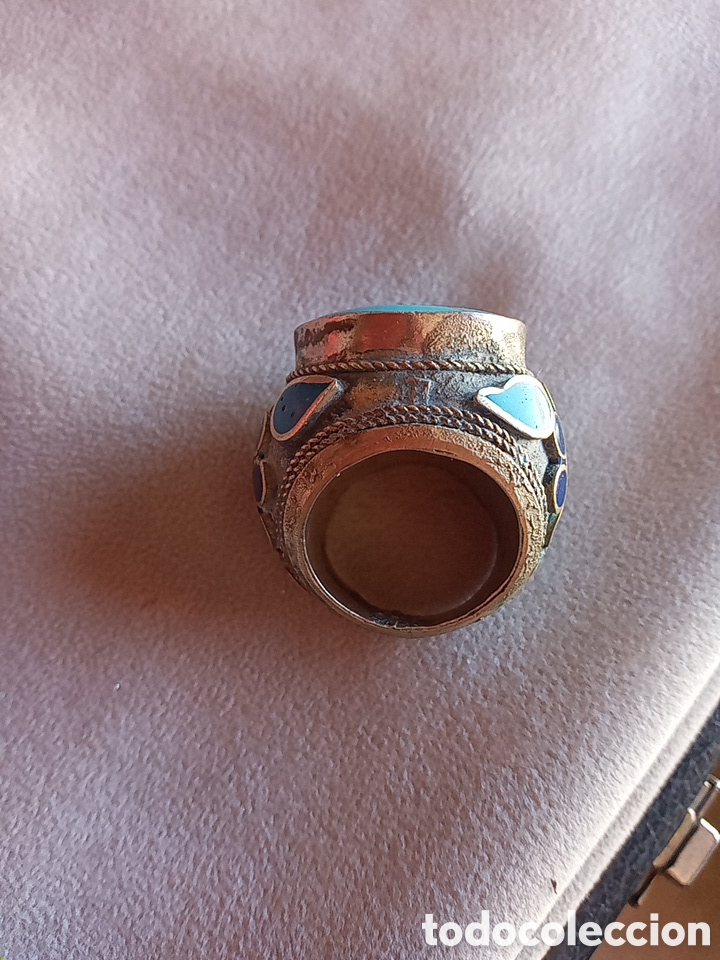 Joyeria: GRAN ANILLO TURCO CON TURQUESA - Foto 3