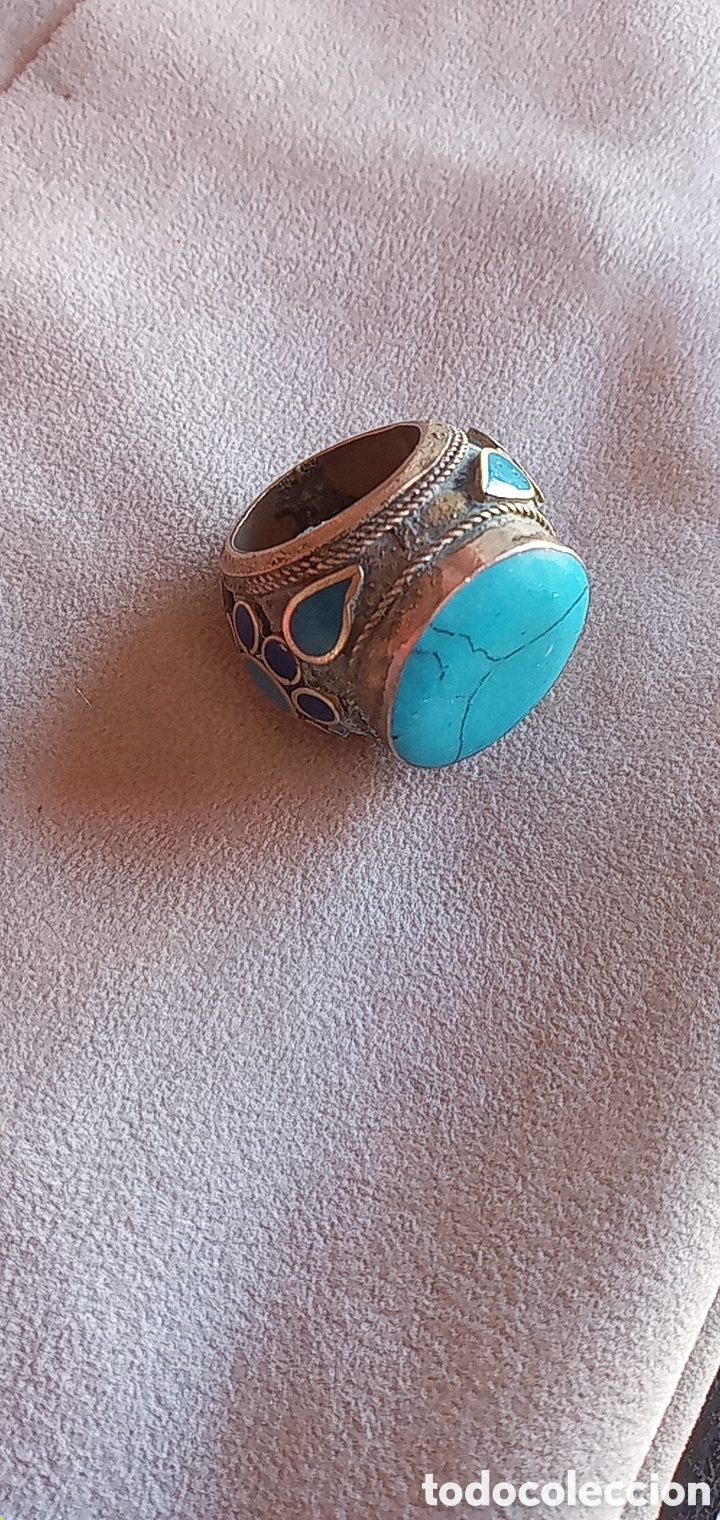 Joyeria: GRAN ANILLO TURCO CON TURQUESA - Foto 5