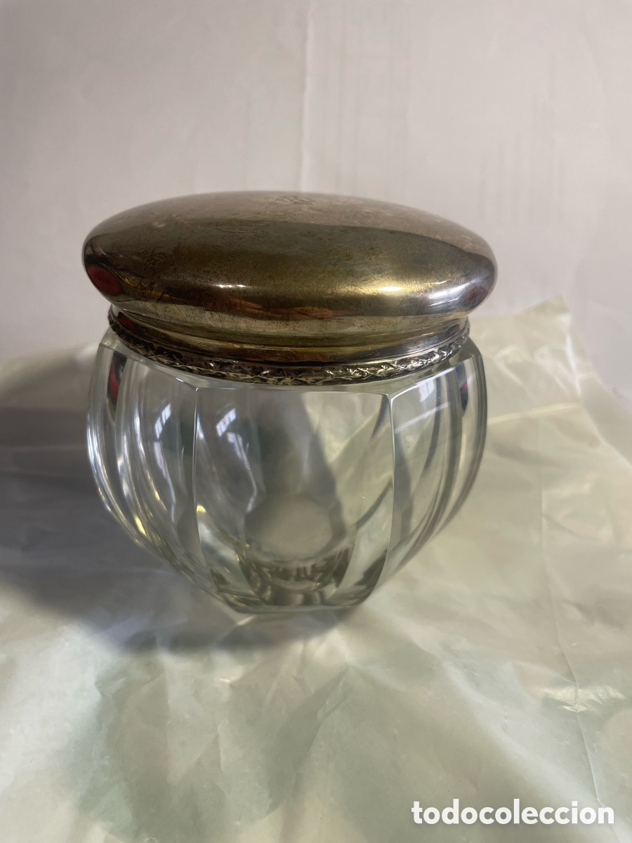 Jewelry: Bombonera de cristal con tapa de plata 916 &ndash; BUXEDA &ndash; 77 g